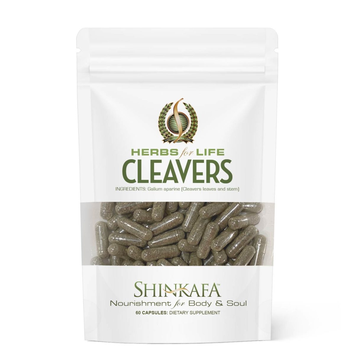 Cleavers Herbs for Life by Shinkafa - Front